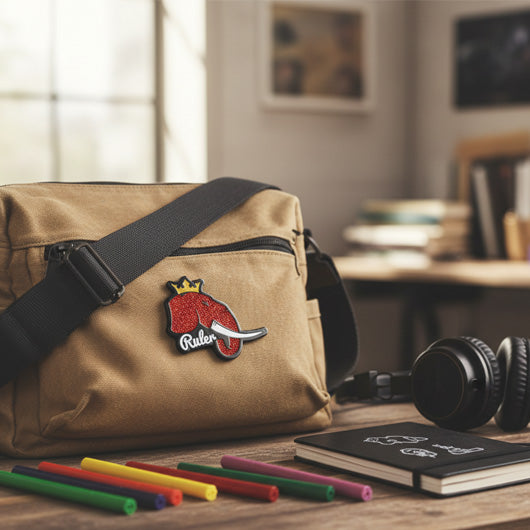 Custom Glitter Enamel Pins