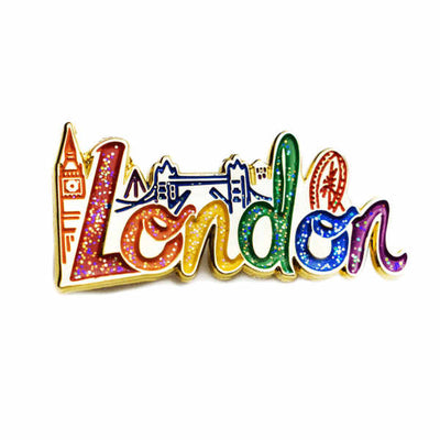 Custom Glitter Enamel Pins