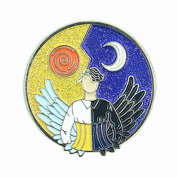 Custom Glitter Enamel Pins